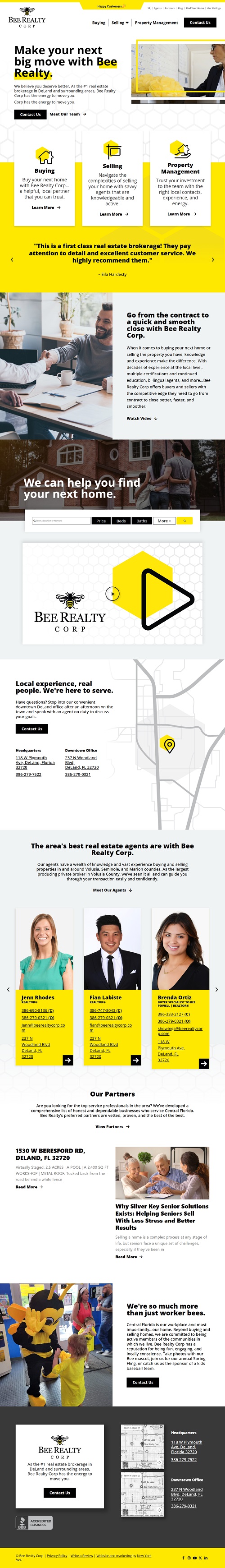 Bee-Reality | The Best Real Estate Agents Near You Are At Bee Realty Corp — main page