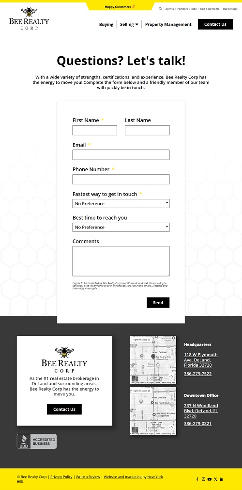 Bee-Reality | The Best Real Estate Agents Near You Are At Bee Realty Corp — inner page